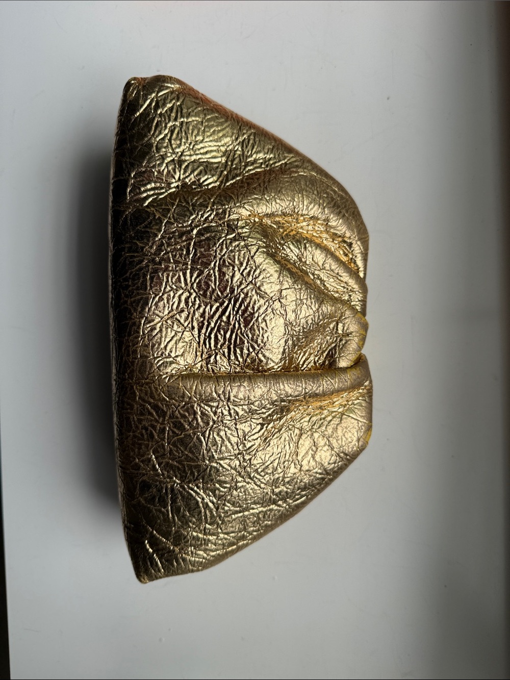 1️⃣4️⃣0️⃣0️⃣ 100% Authentic Bottega Veneta Gold Mini Pouch - Picture 10 of 13